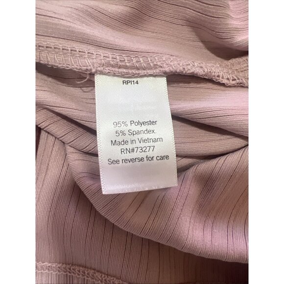 Nine‎ West Wrap Front Dress Size PS Pink Light Color Stretch - Picture 10 of 13